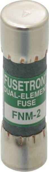 Cooper Bussmann - 250 VAC, 2 Amp, Time Delay General Purpose Fuse - Fuse Holder Mount, 1-1/2" OAL, 10 at 125 V kA Rating, 13/32" Diam - Makers Industrial Supply