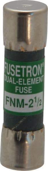 Cooper Bussmann - 250 VAC, 2.5 Amp, Time Delay General Purpose Fuse - Fuse Holder Mount, 1-1/2" OAL, 10 at 125 V kA Rating, 13/32" Diam - Makers Industrial Supply