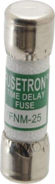 Cooper Bussmann - 250 VAC, 25 Amp, Time Delay General Purpose Fuse - Fuse Holder Mount, 1-1/2" OAL, 10 at AC kA Rating, 13/32" Diam - Makers Industrial Supply