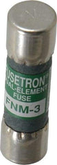 Cooper Bussmann - 250 VAC, 3 Amp, Time Delay General Purpose Fuse - Fuse Holder Mount, 1-1/2" OAL, 10 at 125 V kA Rating, 13/32" Diam - Makers Industrial Supply