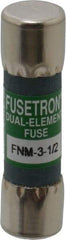 Cooper Bussmann - 250 VAC, 3.5 Amp, Time Delay General Purpose Fuse - Fuse Holder Mount, 1-1/2" OAL, 10 at 125 V kA Rating, 13/32" Diam - Makers Industrial Supply