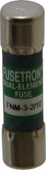 Cooper Bussmann - 250 VAC, 3.2 Amp, Time Delay General Purpose Fuse - Fuse Holder Mount, 1-1/2" OAL, 10 at 125 V kA Rating, 13/32" Diam - Makers Industrial Supply