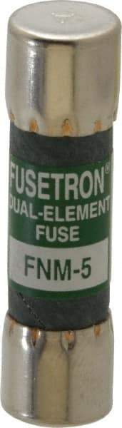 Cooper Bussmann - 250 VAC, 5 Amp, Time Delay General Purpose Fuse - Fuse Holder Mount, 1-1/2" OAL, 10 at 125 V kA Rating, 13/32" Diam - Makers Industrial Supply