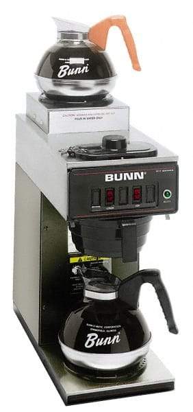 Bunn - Coffee Makers Coffee Maker Type: Two Station Commercial Pour-Omatic Color: Black - Makers Industrial Supply