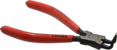 Knipex - Internal Retaining Ring Pliers - 5" OAL, Bent Nose - Makers Industrial Supply