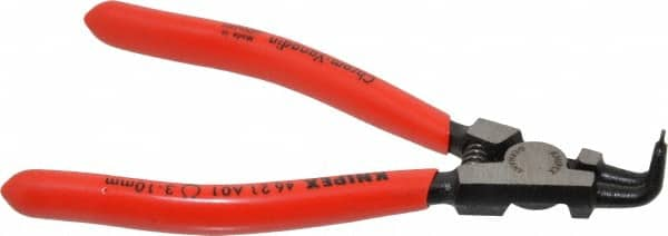 Knipex - External Retaining Ring Pliers - 5" OAL, Bent Nose - Makers Industrial Supply