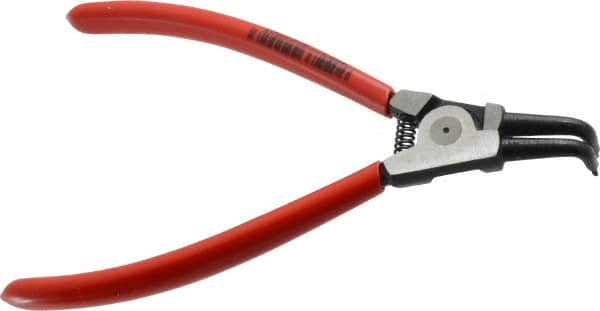 Knipex - External Retaining Ring Pliers - 6-3/4" OAL, Bent Nose - Makers Industrial Supply