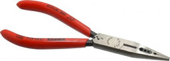 Knipex - 6-1/4" OAL, Electrician's Pliers - Standard Jaw, Standard Head - Makers Industrial Supply