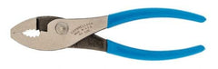 Channellock - 6" OAL, 31/32" Jaw Length, 1-9/32" Jaw Width, Slip Joint Pliers - Regular Nose Head, Standard Tool, Wire Cutting Shear - Makers Industrial Supply