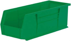 Akro-Mils - 50 Lb. Load Capacity, 14-3/4" Deep, Green Polymer Hopper Stacking Bin - 5" High x 5-1/2" Wide x 14-3/4" Long - Makers Industrial Supply