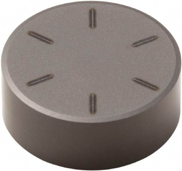 Seco - RNMN42 Grade CBN300 PCBN Turning Insert - Uncoated, Round, 1/2" Inscr Circle, 1/8" Thick - Makers Industrial Supply