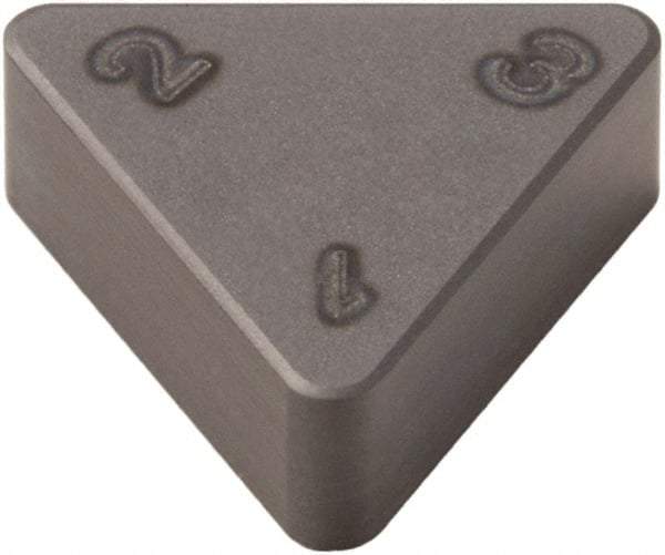 Seco - TNMN333 Grade CBN300 PCBN Turning Insert - Uncoated, 60° Triangle, 3/8" Inscr Circle, 3/16" Thick, 3/64" Corner Radius - Makers Industrial Supply