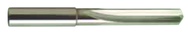 15/32 Dia. - Carbide Straight Flute 4XD Drill-120° Point-Coolant-Bright - Makers Industrial Supply