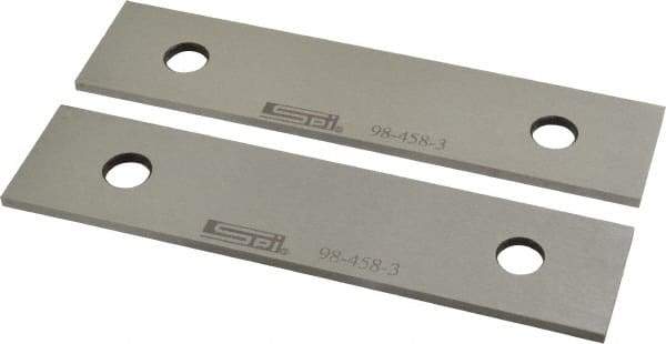 SPI - 6" Long x 1-3/8" High x 1/8" Thick, Steel Parallel - Sold as Matched Pair - Makers Industrial Supply