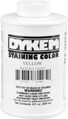 Dykem - 8 Ounce Yellow Staining Color - Brush in Cap Container - Makers Industrial Supply