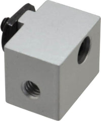 80/20 Inc. - 1" Wide, 0.88" High, Open Shelving Panel Mount Block - Aluminum, 1-1/4" Deep, Use with Series 15 - Makers Industrial Supply