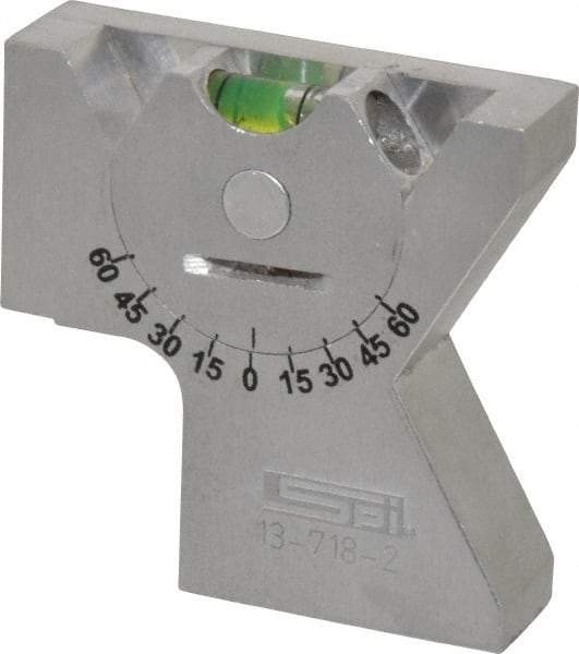 SPI - Machine Set-Up Gage Levels Minimum Adjustable Angle: 0.00 Maximum Adjustable Angle: 360.00 - Makers Industrial Supply