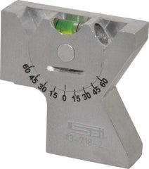 SPI - Machine Set-Up Gage Levels Minimum Adjustable Angle: 0.00 Maximum Adjustable Angle: 360.00 - Makers Industrial Supply