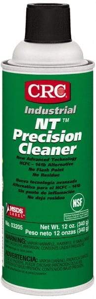 CRC - 12 Ounce Aerosol Electrical Grade Cleaner/Degreaser - 30,800 Volt Dielectric Strength, Nonflammable, Food Grade - Makers Industrial Supply