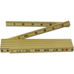 Wiha - Folding Rules Overall Length (Feet): 6.00 Graduation (Inch): 1/16 - Makers Industrial Supply