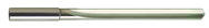 3.7mm Dia. - Carbide Straight Flute 7xD Drill-120° Point-Coolant-Bright - Makers Industrial Supply