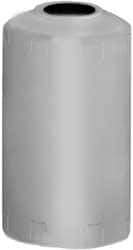 Made in USA - 100 Gallon Cylindrical Linear Polyethylene Liquid-Dispensing Tank - 64" High x 23" Diam - Makers Industrial Supply