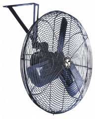 Airmaster - 30" Blade, 1/4 hp, 3,415, 5,300 & 7,185 CFM, Industrial Circulation Fan - Wall/Ceiling Mount, 115 Volts, 2 Speed - Makers Industrial Supply