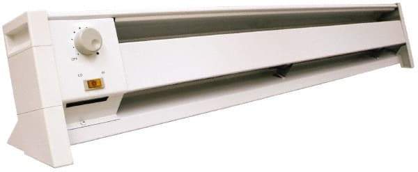 Marley - 45" Long, 120 Volt, 500/100/1500 Watt, 3410/5120 BTU, Electric Baseboard Heater - Makers Industrial Supply