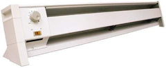 Marley - 45" Long, 120 Volt, 500/100/1500 Watt, 3410/5120 BTU, Electric Baseboard Heater - Makers Industrial Supply