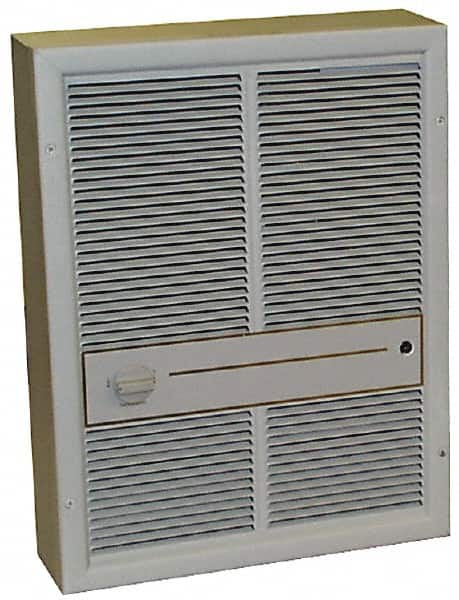 TPI - 240, 208 Volt, 3,000, 2,250 Watt, 175 CFM, 10,239 Max BTU, Wall Heater - 15 Wide x 4 Deep x 19-7/8 High - Makers Industrial Supply