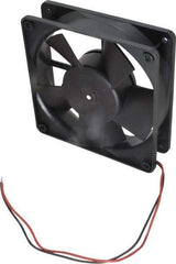 EBM Papst - 24 Volts, DC, 100 CFM, Square Tube Axial Fan - 0.21 Amp Rating, 119mm High x 119mm Wide x 1.26" Deep - Makers Industrial Supply