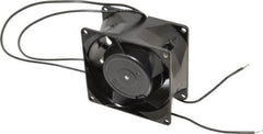 EBM Papst - 115 Volts, AC, 28 CFM, Square Tube Axial Fan - 0.1 Amp Rating, 80mm High x 3.15" Wide x 1-1/2" Deep - Makers Industrial Supply