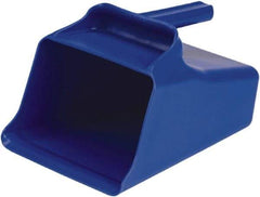 Remco - 128 oz Blue Polypropylene Flat Bottom Scoop - 8.7" Wide x 6.7" Deep Bowl, 11" OAL - Makers Industrial Supply