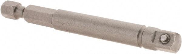 Apex - 1/4" Square Size Hex to Square Extension - 1/4" Hex Drive, 3" OAL - Makers Industrial Supply