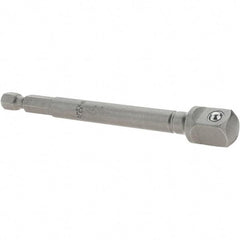 Apex - 3/8" Square Size Hex to Square Extension - 1/4" Hex Drive, 4" OAL - Makers Industrial Supply