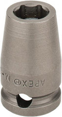 Apex - 3/8" Drive 3/8" Standard Magnetic Impact Socket - 6 Points, 1-1/4" OAL - Makers Industrial Supply