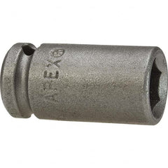 Apex - Impact Sockets Drive Size (Inch): 1/4 Size (Inch): 5/16 - Makers Industrial Supply