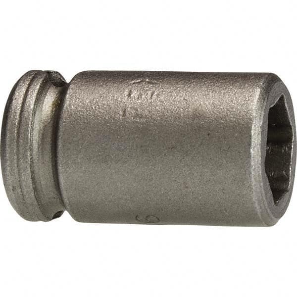 Apex - Impact Sockets Drive Size (Inch): 1/4 Size (Inch): 7/16 - Makers Industrial Supply