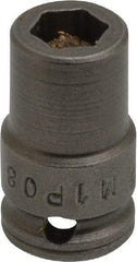 Apex - 1/4" Drive 1/4" Magnetic Impact Socket - 6 Points, 7/8" OAL - Makers Industrial Supply