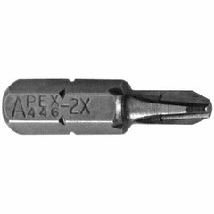 Apex - Hex Screwdriver Bits Type: Hex Screwdriver Bit Measurement Type: Inch - Makers Industrial Supply