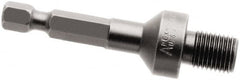 Apex - 3/8-24 Hex to Threaded Adapter - 1/4" Hex Drive, 2-1/4" OAL - Makers Industrial Supply