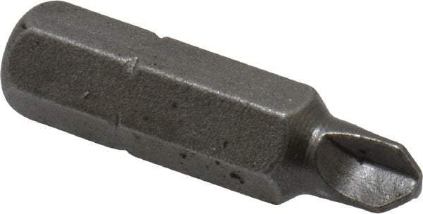 Apex - #2 Tri-Wing Bit - 1/4" Hex Drive, 1" OAL - Makers Industrial Supply