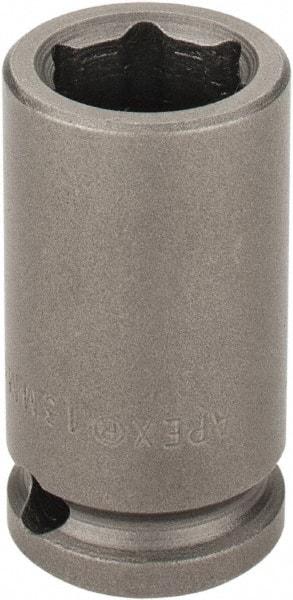 Apex - 3/8" Drive 13mm Standard Impact Socket - 6 Points, 1-1/2" OAL - Makers Industrial Supply