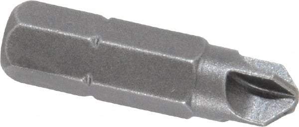 Apex - 1/4" Drive, #8 Torq-Set Screwdriver Bit - 1" OAL - Makers Industrial Supply