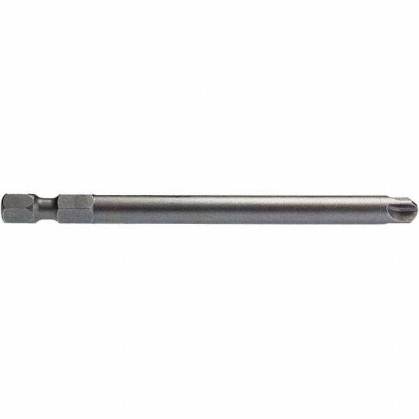 Apex - #10 Torq-Set Bit - 1/4" Hex Drive, 3-1/2" OAL - Makers Industrial Supply