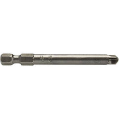 Apex - #6 Torq-Set Bit - 1/4" Hex Drive, 2-3/4" OAL - Makers Industrial Supply