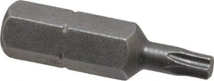 Apex - 5/16" Drive T20 Torx Screwdriver Bit - 1-1/4" OAL, Insert Bit - Makers Industrial Supply