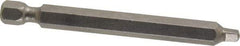 Apex - #2" Square Size Square Recess Bit - 1/4" Hex Drive, 2-3/4" OAL - Makers Industrial Supply