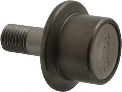 Osborn International - 1" Roller Diam x 25/32" Width, 7/16" Stud Diam x 1" Length, Flanged Concentric Stud Load Runner - Steel, 1/2" Thread Length, 7/16-20 Thread, 1-25/32" OAL, 225 Lb Dynamic Cap - Makers Industrial Supply