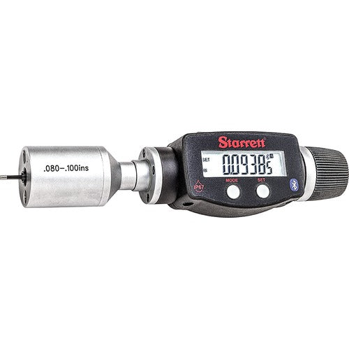 ‎Starrett 770BXTZ-100 Electronic Digital Internal Micrometer with Bluetooth, SPC Output, .080-.100″ Range, .00005″ Resolution - Exact Industrial Supply